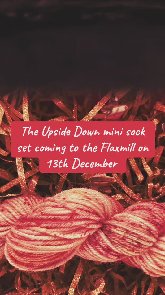 Upside Down – 5 Mini Skein Set | Hand Dyed Yarn | Moody Shadow Palette (20g Minis)PRE ORDER